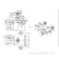 forklift front axle steering knuckle